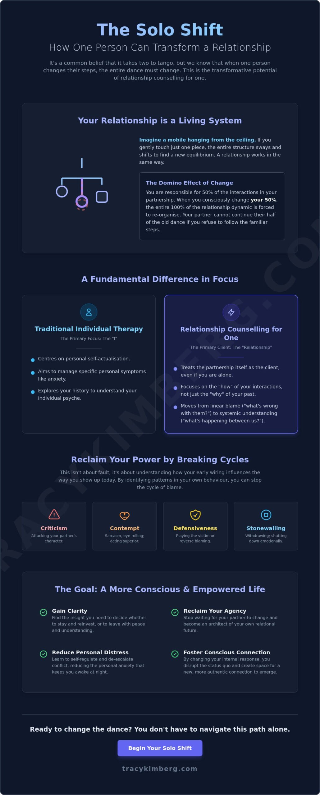 Relationship Counselling for One Person: The Power of Individual Relational Work