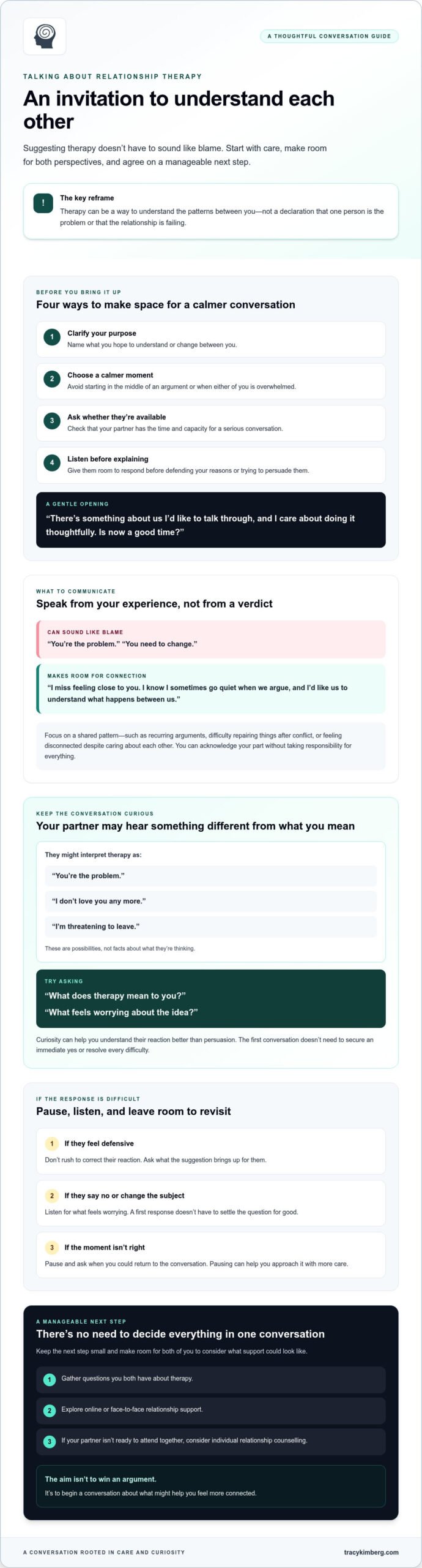 How to Talk to Your Partner About Therapy Without a Row